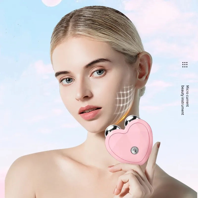 Face Lifting Machine Facial Massager Microcurrent Roller Skin Tightening Rejuvenation Beauty Charging Facial anti Wrinkle