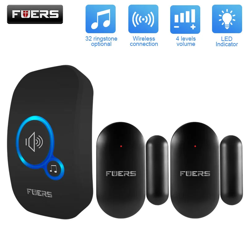 Wireless Doorbell Home Welcome Smart Door Bell 150M Long Wireless Distance 32 Songs Home Welcome Chimes Ringtone Colorful