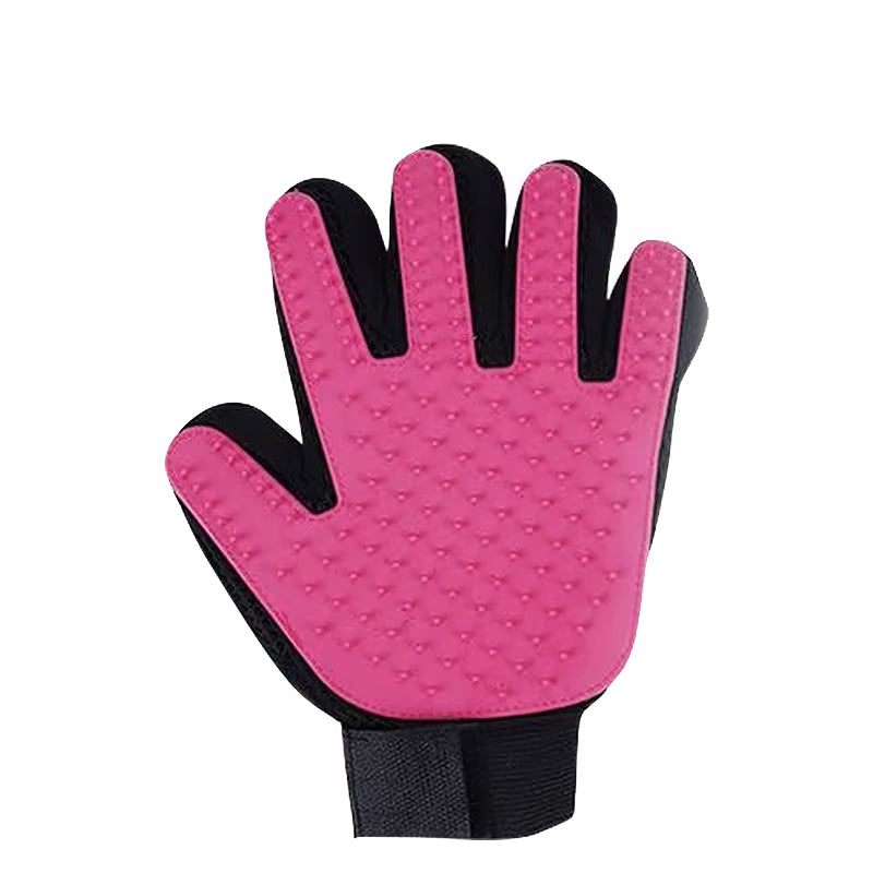 New Hot Sell 1PC Cat Hair Remove Gloves Rubber Pet Beauty Cleaning Grooming Effective Massage Dog Combs Floating Brush 6 Color