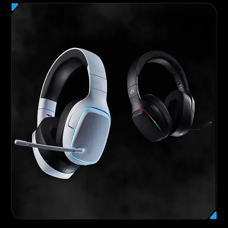 ATK M1 Game Wireless Headset Three Mode Headworn CSGO Valorant Game Headphone Virtual 7.1 Surround Computer Headset Custom Gift