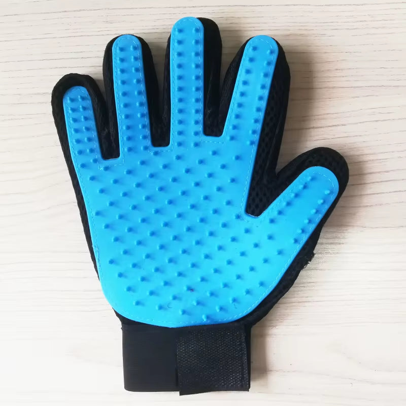 New Hot Sell 1PC Cat Hair Remove Gloves Rubber Pet Beauty Cleaning Grooming Effective Massage Dog Combs Floating Brush 6 Color