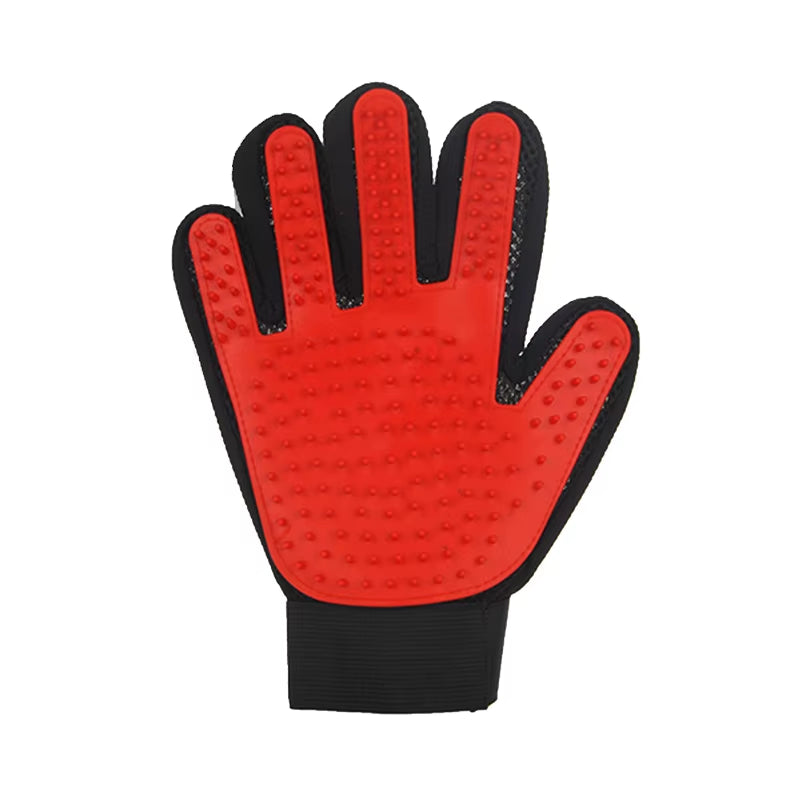 New Hot Sell 1PC Cat Hair Remove Gloves Rubber Pet Beauty Cleaning Grooming Effective Massage Dog Combs Floating Brush 6 Color