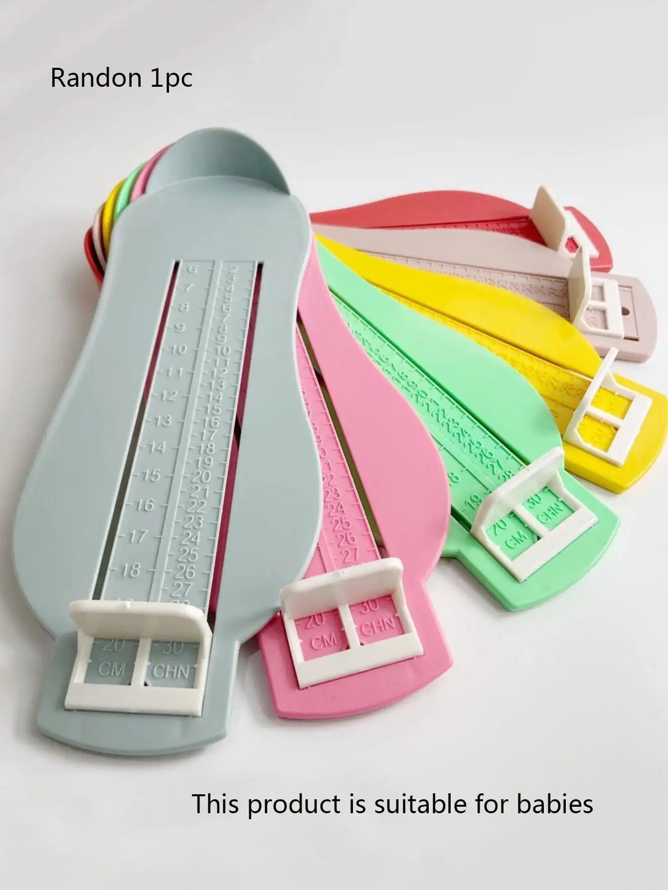 1Pc-Baby Foot Ruler Kids Foot Length Measuring Device Child Shoes Calculator for Children Infant Shoes Fittings Gauge Tools