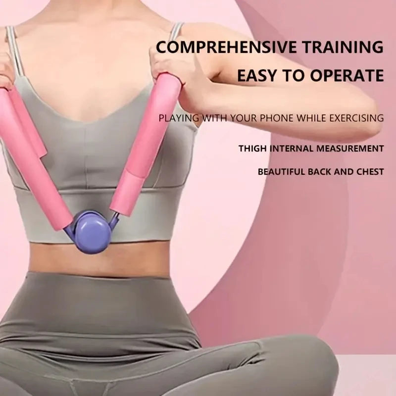 1Pc Pelvic Floor Muscle Trainer and Thigh Exerciser for Postpartum Recovery, Body Shaping, Leg and Butt Training