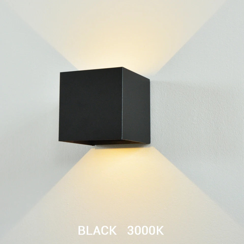 LED Intelligent Motion Sensor Wall Lamp 6W with Battery Charging with USB Wall Light for Bedroom Night Lighting Corridor De