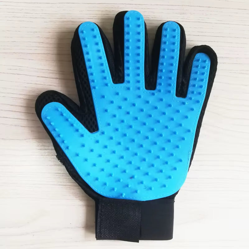 New Hot Sell 1PC Cat Hair Remove Gloves Rubber Pet Beauty Cleaning Grooming Effective Massage Dog Combs Floating Brush 6 Color