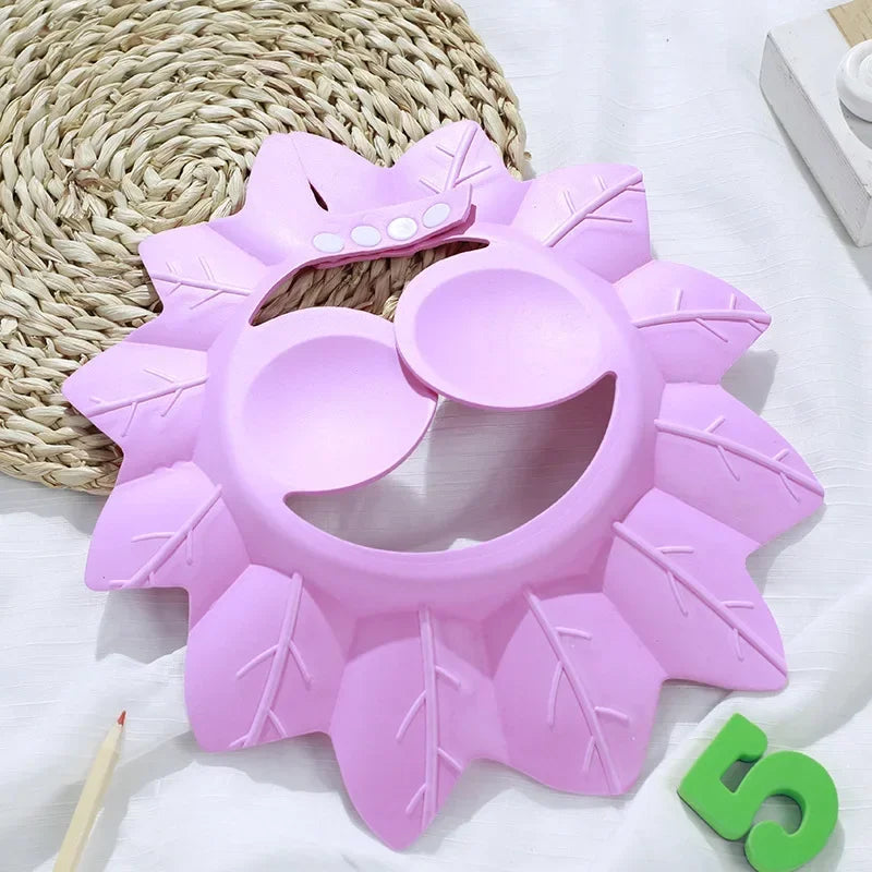 Safe Baby Shower Cap Bath Protection Soft Cap Hat for Baby Wash Hair Shield Baby Care Shampoo Cap