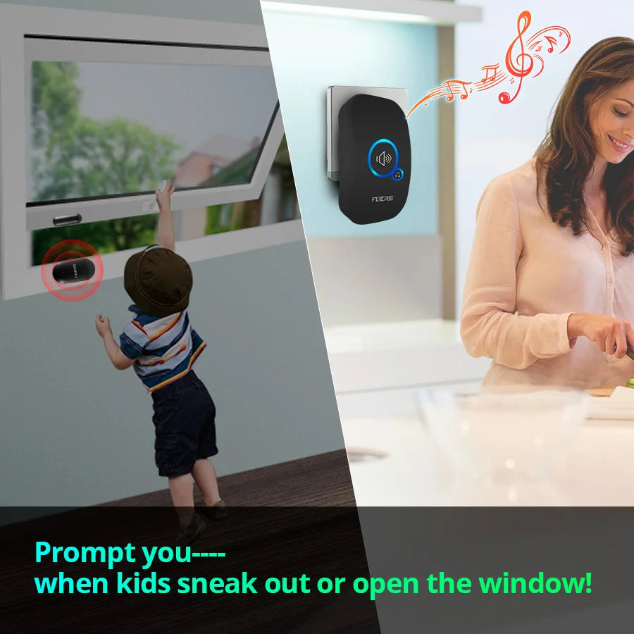 Wireless Doorbell Home Welcome Smart Door Bell 150M Long Wireless Distance 32 Songs Home Welcome Chimes Ringtone Colorful