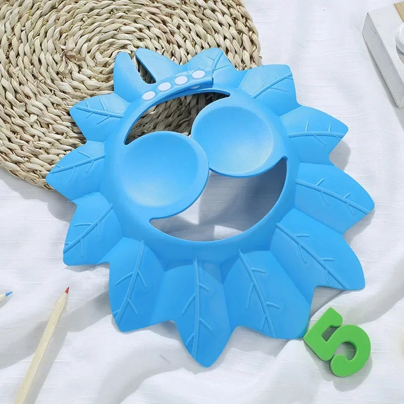 Safe Baby Shower Cap Bath Protection Soft Cap Hat for Baby Wash Hair Shield Baby Care Shampoo Cap