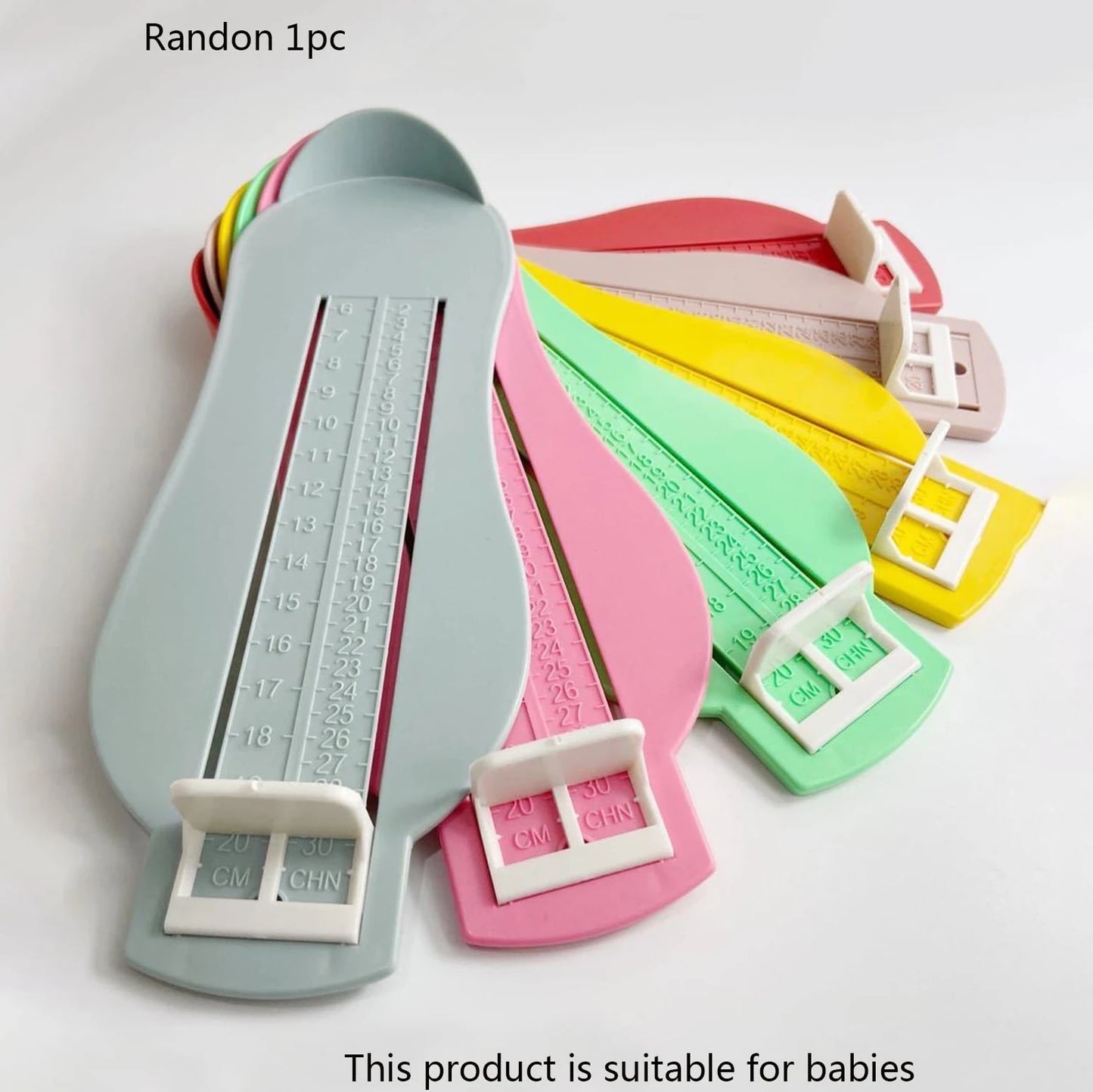 1Pc-Baby Foot Ruler Kids Foot Length Measuring Device Child Shoes Calculator for Children Infant Shoes Fittings Gauge Tools