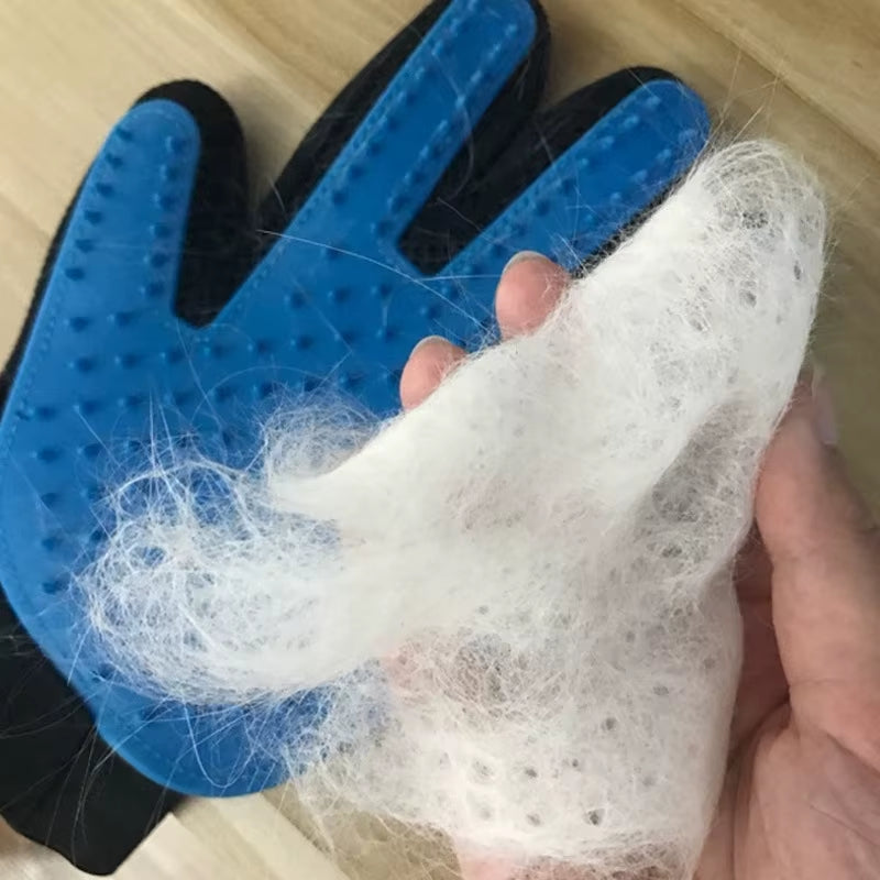 New Hot Sell 1PC Cat Hair Remove Gloves Rubber Pet Beauty Cleaning Grooming Effective Massage Dog Combs Floating Brush 6 Color