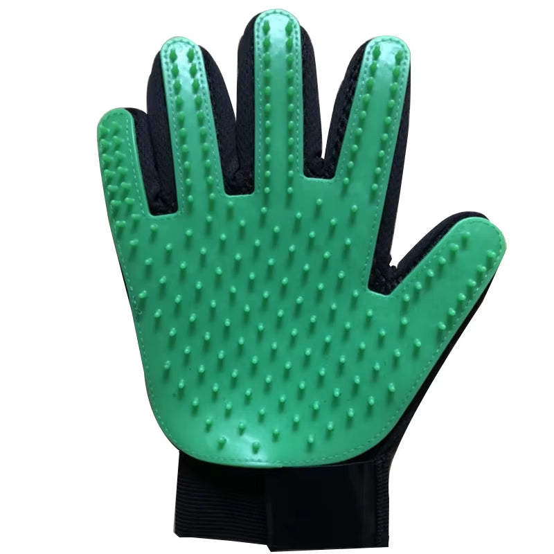 New Hot Sell 1PC Cat Hair Remove Gloves Rubber Pet Beauty Cleaning Grooming Effective Massage Dog Combs Floating Brush 6 Color
