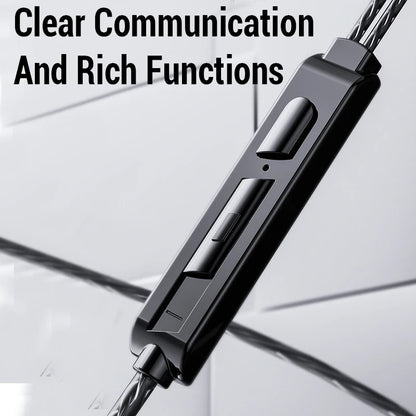 Sport Hifi Headphones with Mic Bass Wired In-Ear Earbuds Game Music Running Noise Cancelling Headset Fone De Ouvido