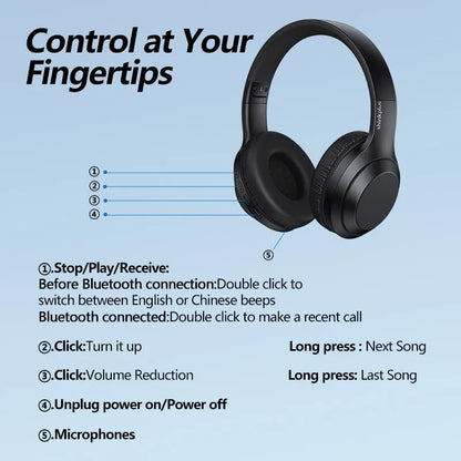 Thinkplus TH10 TWS Stereo Headphone Bluetooth Earphones Music Headset with Mic for Mobile Iphone Sumsamg Android IOS