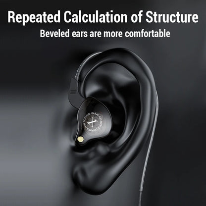 Sport Hifi Headphones with Mic Bass Wired In-Ear Earbuds Game Music Running Noise Cancelling Headset Fone De Ouvido