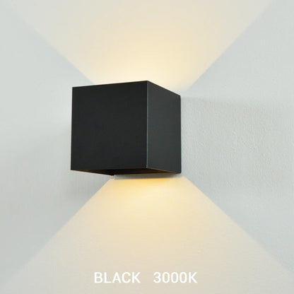 LED Intelligent Motion Sensor Wall Lamp 6W with Battery Charging with USB Wall Light for Bedroom Night Lighting Corridor De