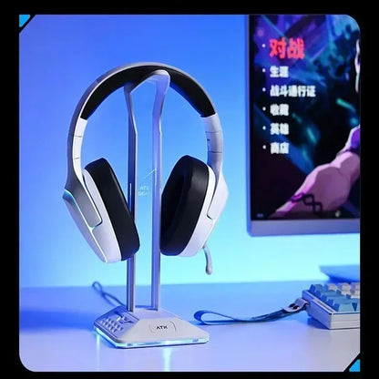 ATK M1 Game Wireless Headset Three Mode Headworn CSGO Valorant Game Headphone Virtual 7.1 Surround Computer Headset Custom Gift